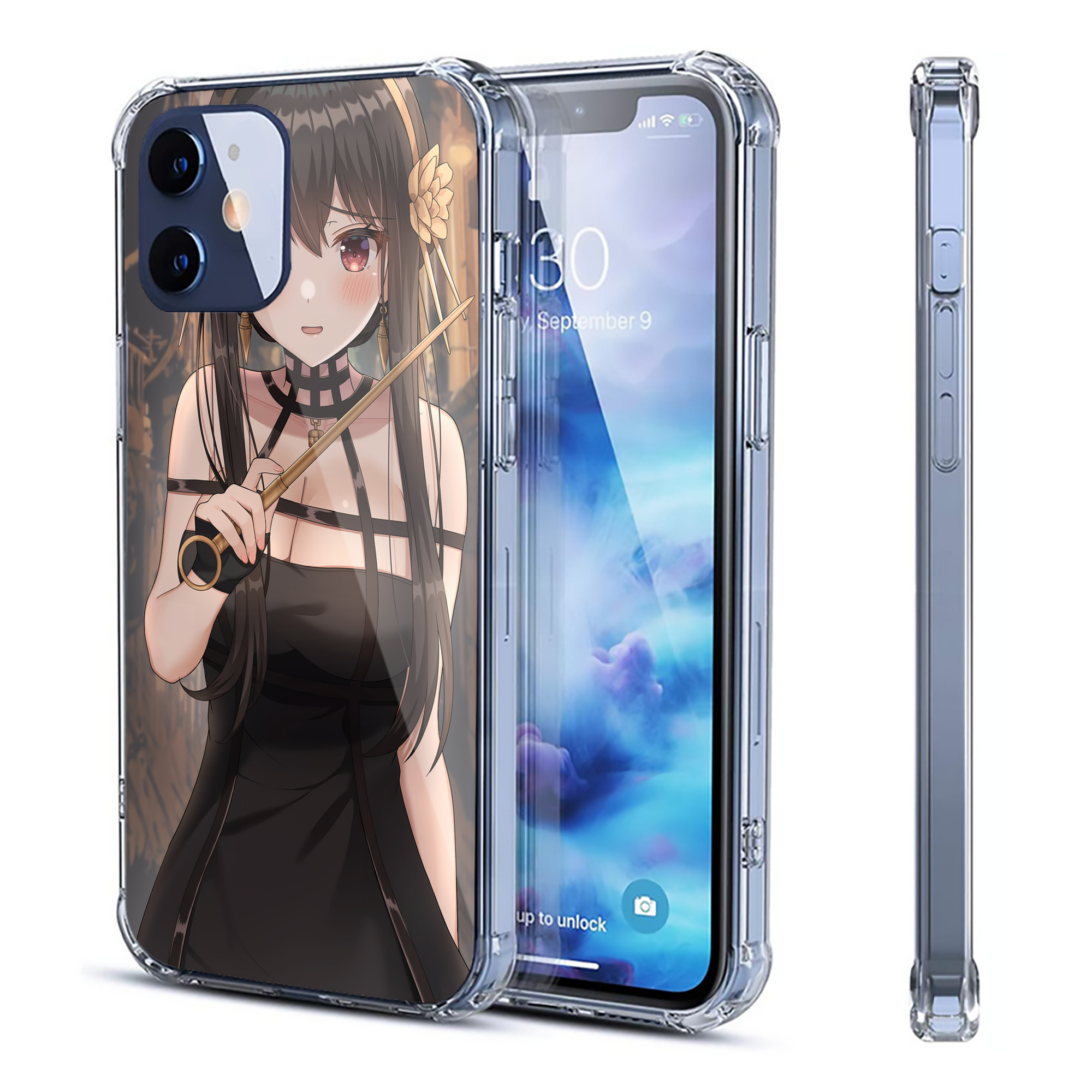 （画像用） SPY×FAMILY间谍家家酒 【iPhone 12シリーズ対応】透明スマホケース（クリアソフトケース）